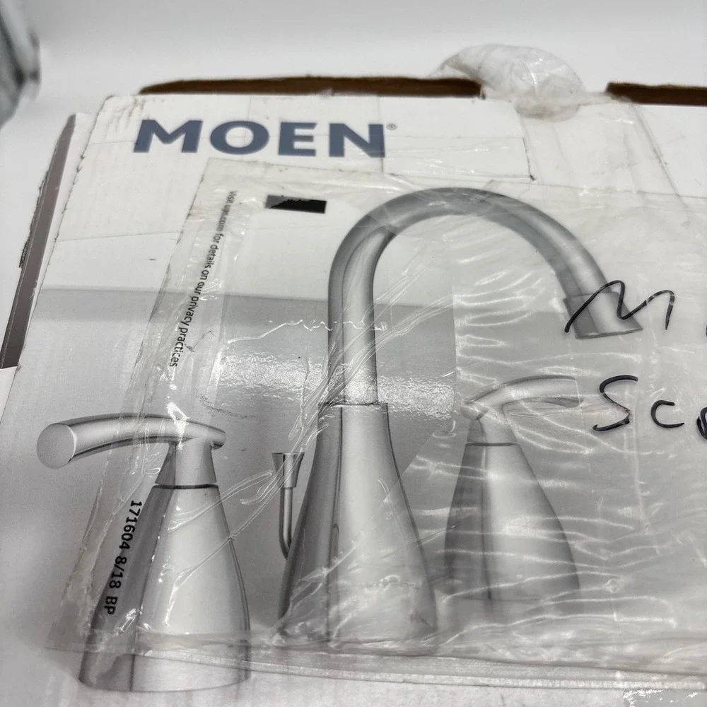 MOEN Essie 84716  High-Arc Widespread Chrome Bathroom Faucet
